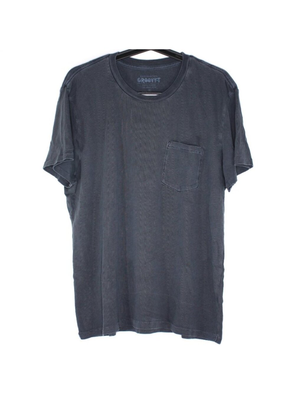 Outerknown Mens Medium Groovy Pocket Single Stitch T-Shirt O1004
